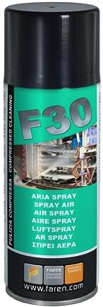 Air Spray Compresor de Aire y Hielo en Spray F30 para Ordenador, Electrónica, Calefacción, Maquinaria de Oficina y Aire Acondicionado ( 400 ml )