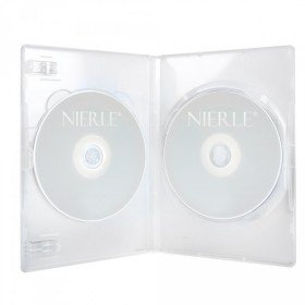 Amaray Lot de 100 boîtiers Doubles Fins pour DVD Transparent 7 mm