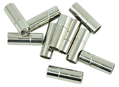 Sharplace 10 Stücke DIY Magnetische Verschluss für Armband, Halskette Schmuck Herstellung - 6mm