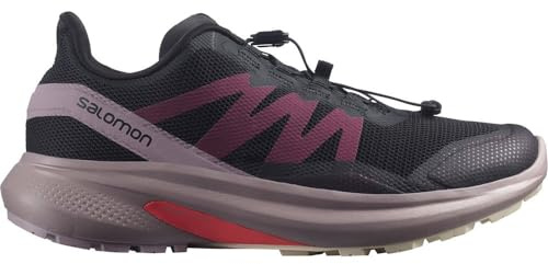 Salomon Damen Women's Hypulse Trail Running Shoes for Women Traillaufschuh, Black Quail Rainy Day, 39 1/3 EU