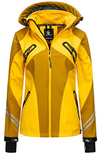 Rock Creek Softshelljacke Damen Outdoor Windbreaker D-466 | Wasserabweisende Übergangsbekleidung, funktionale Wanderjacke für Frauen, Camping, Freizeit und wechselhaftes Wetter