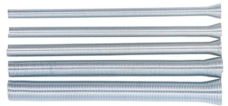 Outil de cintrage de tuyau à ressort, cintreuse de tube à ressort professionnelle en acier inoxydable industriel pour cuivre pour plombier pour PVC