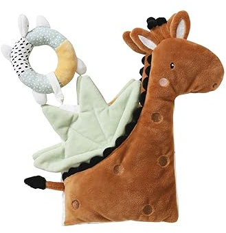 Vertbaudet Baby Activity-Buch TANSANIA, Giraffe braun