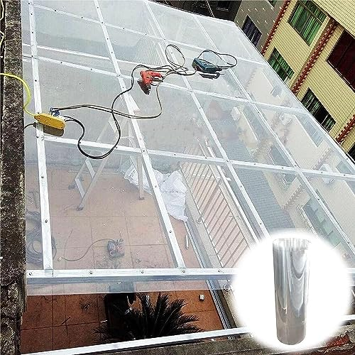 Dachbau Platten Durchsichtige Dachplatten Aus Polycarbonat, Wasserdichte, UV-geschützte Fassadenverkleidung, Markisenschutz Im Freien For Terrassengewächshäuser Und Wintergärten ( Size : 1.5x10m )