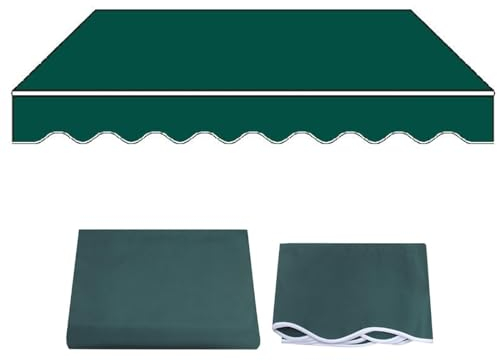 Einziehbar Terrasse Markise Ersatz Draussen Terrassensonnenschutz Markisenstoffe markisenstoff wasserdicht markisentuch erneuern Wasserdichtes PVC-Oxford-Tuch für Innenhöfe, Veranden und Fenster (Siz