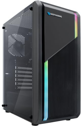 DeepGaming Nexus - Ordenador Gaming AMD Ryzen 7 5700G | 32GB RAM DDR4 3200mhz | Gráficos Nvidia RTX 5050 8GB | 480GB SSD | WiFi AX1800 2.4GHz/5.0GHz | W11 Pro Sin Activar | PC Gaming | PC Gamer