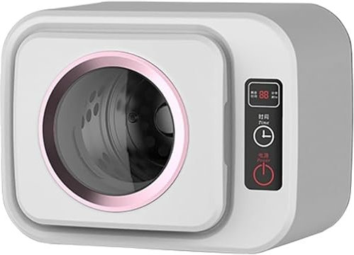 Secadora de Ropa pequeña, Mini Secadora de Ropa eléctrica portátil, Ajuste de 3 velocidades, con Tina de Acero Inoxidable, Secado rápido en 30 Minutos, para apartamento, casa, Dormitorio (bl