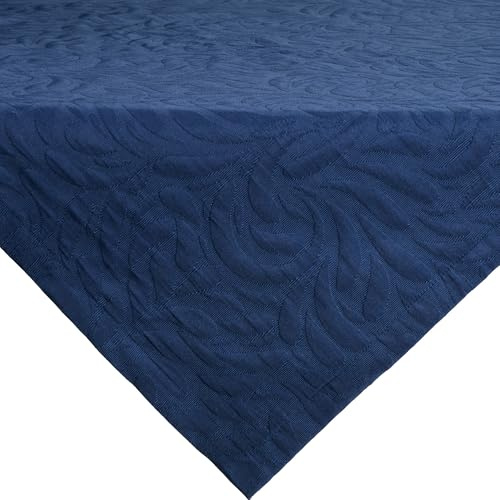 Erwin Müller Mitteldecke Cadiz bügelfrei blau Größe 80x80 cm