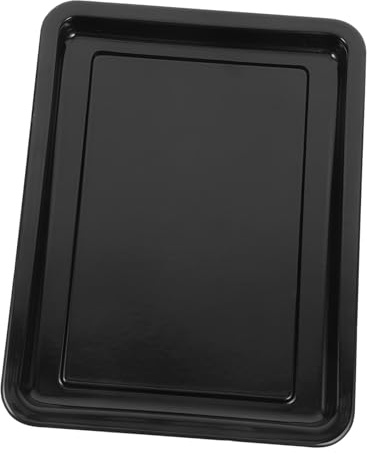 WEKADRIN Rectangle Baking Pan Enamel Roasting Tray for Oven Toaster Oven for Even Cooking Durable Versatile for Bread Cakes Meat and Outdoor Grilling