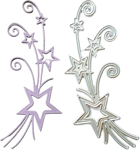 Stern-Stanzform für Kartenherstellung, Scrapbooking, Aushöhlung, Metall-Stanzformen, Glückwünsche, Geburtstag, Prägeschablonen für DIY, Scrapbooking, Dekoration, Hochzeit, Segenskarte