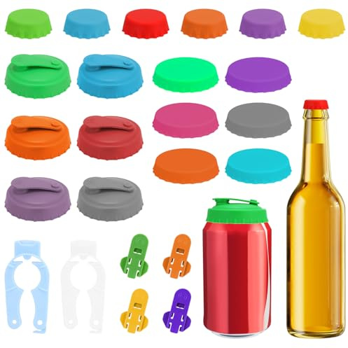 Juego de Tapas para Latas de Refresco, Apto Latas Bebidas Tamaño Estándar