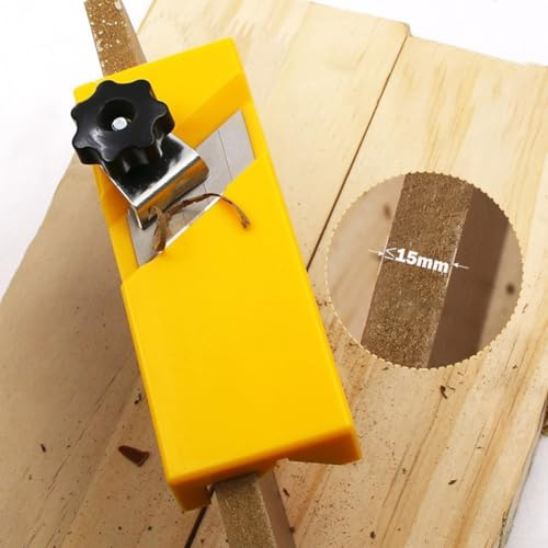 Hand Plane for Woodworking - Flat Square for Edge Planer with Chamfer Function, ABS Construction for Safe Trimming of Gypsum Board, Fiberboard(A)