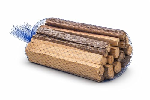 Stecche di Legno da 30 cm Accendifuoco Essiccato 5-6 kg – Legna Naturale Secca per Camino, Stufa e Barbecue – Accensione Rapida e Pulita – Uso Domestico ed Esterno – Alta Qualità (1 Cartone 5kg)