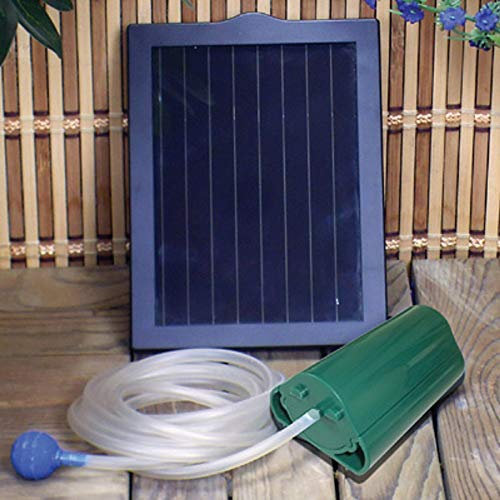 PondXpert Solar Air Pump 150 With Battery Backup - Garden Pond Aerator