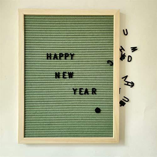 FBSHOP(TM) Letterboard-Fotorahmen, 12x16 Buchstaben Tafel Buchstabenbrett Rillentafel Stecktafel, Babypartygeschenk, Babymitteilung,mit enthält 920 Zeichen und Emoji & Zahlen & Ständer