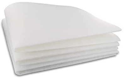 DL-pro Filtermatte Vlies 3er-Pack 50x60cm zuschneidbar Fettfilter Filter für Dunstabzugshaube Abzugshaube Dunstabzug universell einsetzbar fusselfrei Vliesfilter Luftfiltermatte