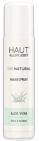 HAUTALLERLIEBST Haarspray I 200 ml I Hairspray für Haarstyling für Männer und Frauen I Antistatisch und ohne Verkleben I Pflegespray mit BIO Aloe vera