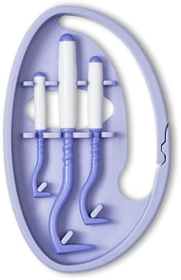 Tick Twister® ClipBox of 3 Tick Removers - Allows you to remove ticks from dogs, cats, horses and humans - Original - Made in France (Purple)