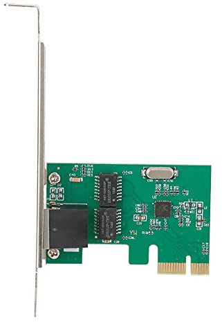 Beufee Tarjeta PCI-E Gigabit Ethernet, Tarjeta De Red De 10gb, Tarjeta Ethernet, Tarjeta Pcie Ethernet, Tarjeta Pcie WiFi, Adaptador Ethernet para Pc, Tarjeta Nic