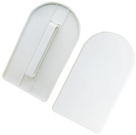 Garneck 5 Piezas Raspador De Pasteles Alisador De Fondant Blanco Herramienta De Decoración para Pasteles para Lavavajillas Material Abs Adecuado para Postres y Repostería