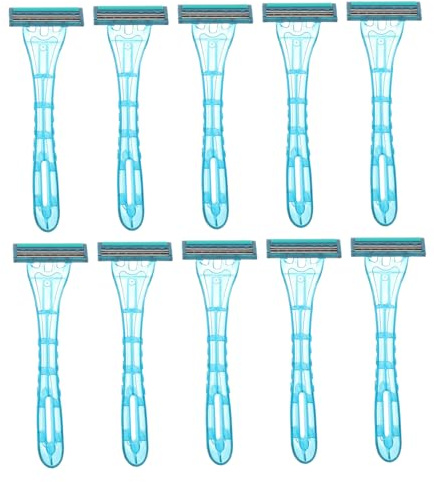 Ipetboom Afeitadoras Desechables para Hombres y Mujeres 20 Piezas Tamaño Estándar Resistentes al Agua para Viaje y Hotel Uso Facial Corporal Axilas