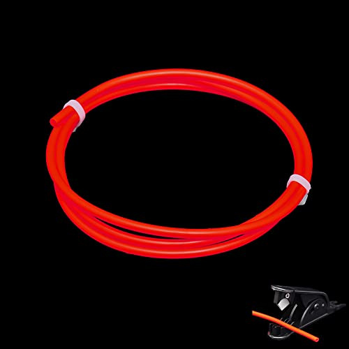 Super Print PTFE Tube ID1.9mm OD4mm,Bowden Tube 1.75mm,Teflon Tubing with Tube Cutter for 3D Printer J-Head Hotend Bowden Extruder 1.75mm.(Red 3M)