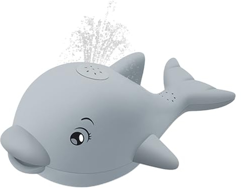 Tktouci Arroseur Baleine Jouet de Bain - Pulvérisateur De Bain pour Le Bébé pour Baignoire,Jeu Sensoriel Musical Interactif pour Voyage Plage Jardin Baignade Piscine