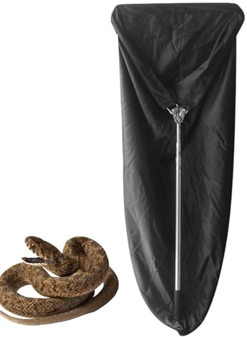 Snake Catcher Grabber - Nicht -Schlitten -Schlangenhaken, sichere Grip -Schlangenstock | Einstellbare lange Reptilienstange, Hochleistungs -Trap -Grabwerkzeug für sichere Handhabung, Rettung im Freien