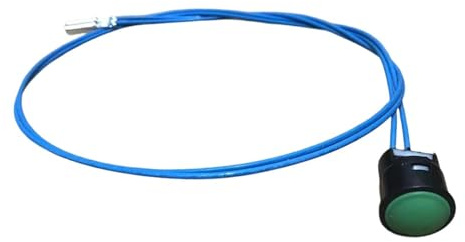MVQJSUCI Pulsante joystick per escavatore cablato, sostituisce l'interruttore del pulsante di manutenzione per forniture di riparazione del controller, verde 2 fili
