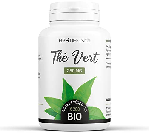 Thé Vert Bio - 250 mg - 200 gélules végétales