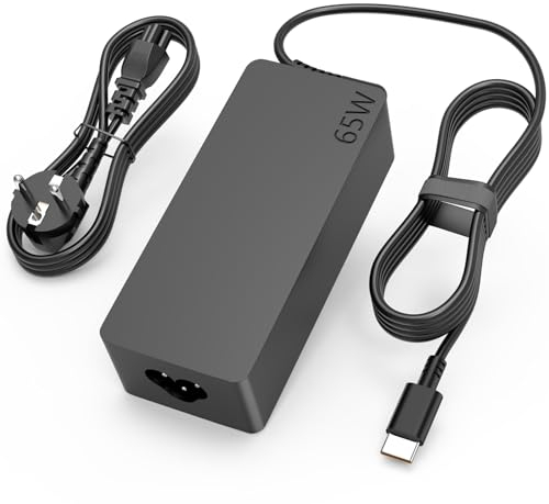 65W USB C Laptop Netzteil Ladekabel für Lenovo Thinkpad X13 Z13 T14s T14 E16 E15 E14 L15 L14 L13 P14s P15s P16s Gen1/2/3 /4, X1 Carbon Gen10/11/9,Yoga Ladegerät Power AC Adapter