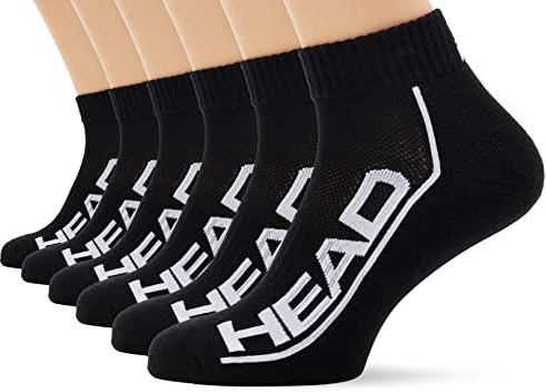 HEAD Quarter (6 st) blandad, svart, 43-46 EU