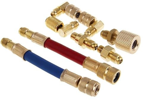 Azxcvbnm Effizientes Adapter Set Kältemittel Adapter Klimaanlagen Adapter Klimaanlage Kühlung Konvertierungsadapter