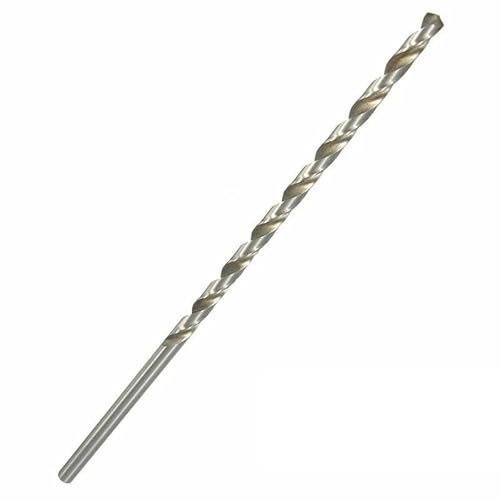 Broca helicoidal plateada de 3/4/5/6/7/8/10mm, broca de acero HSS, reemplazo de taladro de Metal de 200mm for taladrar madera, 1 ud.(4MM)