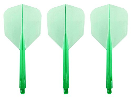 Condor Zero Stress Flight System - Small Clear Green - Dart Flights Long