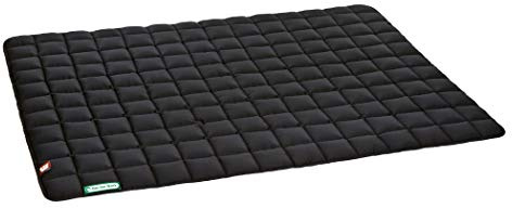 Doctor Bark Hundedecke – weiche, hochwertige Hundematte für sehr große Hunde, robuste Indoor-Outdoor Liegedecke, waschbar bis 95 °C (Gr. XXL, 140x110 cm, Schwarz)