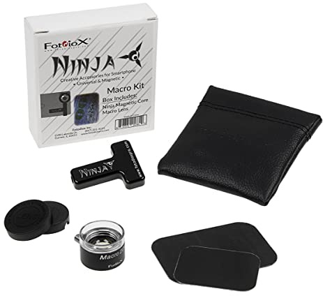 Ninja Macro Kit - Creative Universal & Magnetic Accessories for Smartphones: Ninja Magnetic Core, 20x Macro Lens
