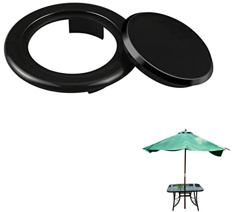 Sakamura Tapón para sombrilla de mesa, tapón y tapón duradero para sombrilla | Inserto de agujero para sombrilla de mesa de patio para fiestas de verano en jardín