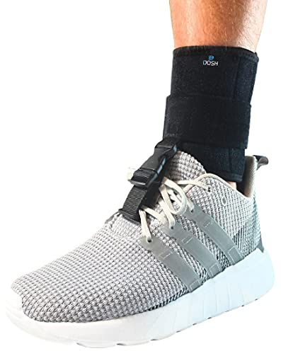 Dosh AFO Foot Drop Brace - Drop Foot Brace for Walking - AFO - Unisex (Black)