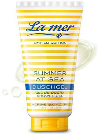 La mer Summer at Sea Duschgel - Mild reinigendes Duschgel - Spendet nachhaltig Feuchtigkeit - Stärkt die Hautschutzbarriere - Duftet nach Sommer, Sonne, Strand und Meer - 150 ml