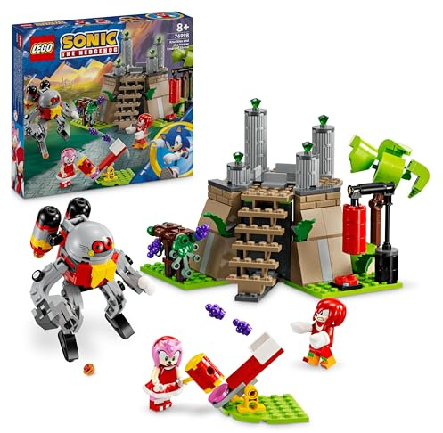 LEGO Sonic the Hedgehog Knuckles and the Master Emerald Shrine Video Game Collectible Toy for Kids, Gamer Gift, Adventure Building Set for 8 Plus Year Old Boys and Girls 76998