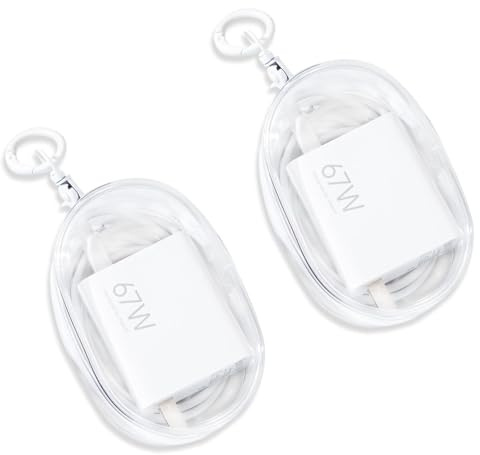 VSAGIER PVC Storage Bag for Organizing Data Cables, Chargers, Earphone, Earbud, Keys, Change, Camera Chips, Portable Transparent Storage Pouch, Multi-Functional Storage Box (2 pcs White+White)