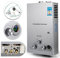 GMUME Sauna de Vapor 8L Propano de Calentador de Agua de Gas Digital Lpg Calentador de Agua sin Tanque eficiente Que Ahorra energía ampliamente Utilizada