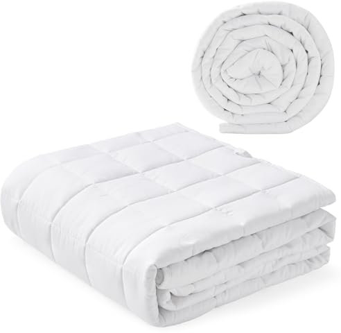 Autsel Manta Pesada 135x200cm 9kg, Weighted Blanket con Perlas de Vidrio, Manta Pesada para Dormir, Manta Pesada Ansiedad, Manta con Peso 100% de algodón