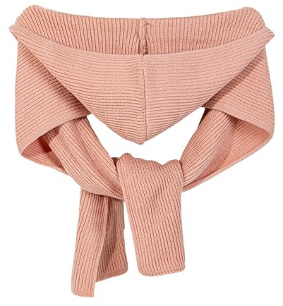 YCHUCH Warm Gestrickter Schalhut Winter Warmer Kapuzenschal Schal Accessoires Krakenbekleidung Für Büro Frauen Mädchen Tägliche Schulterwicke