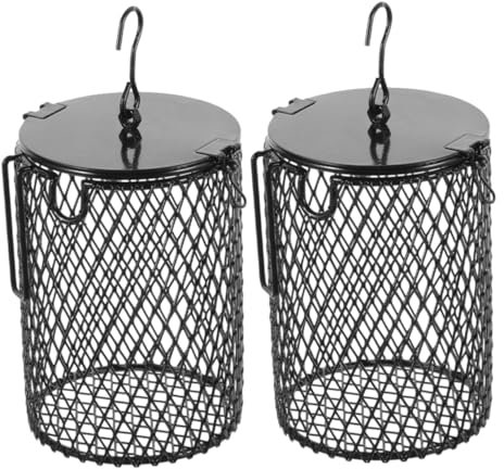 VERDANVERSE 2pcs Bird Heat Lamp Lampshade Pet Cage Lampshade Reptile Box Lamp Cover Hot Mesh Cover