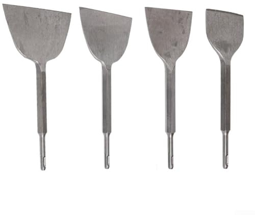 High Strength Round Shank Electric Hammer Drill Bit Chisel for Tile and Flooring Projects (150mm)