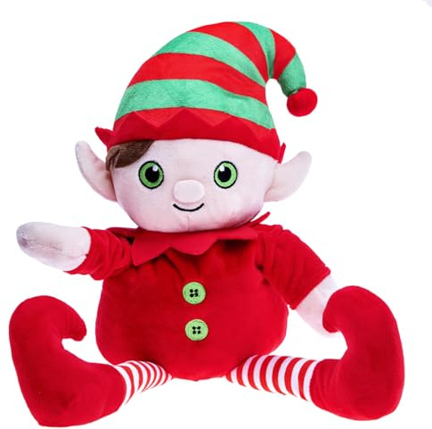 Pelucho - Bouillotte Peluche Lutin - Bien-Être, Chaleur et Douceur - Micro-Ondable - Grains de Blé et Fleurs de Lavande - Fabriquée en France