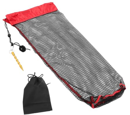 Alipis Filet de Renforcé Pliable avec Cordon de Serrage de Stockage Nylon pour Poissons Capacité Protection sans Blessure Adapté Rivière et Ferme Aquatique Couleur Couleur Aléatoire