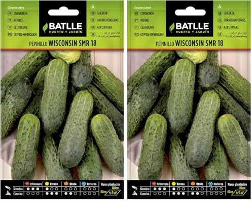 Semillas Batlle Pepinillo WISCONSIN SMR 118 (Paquete de 2)